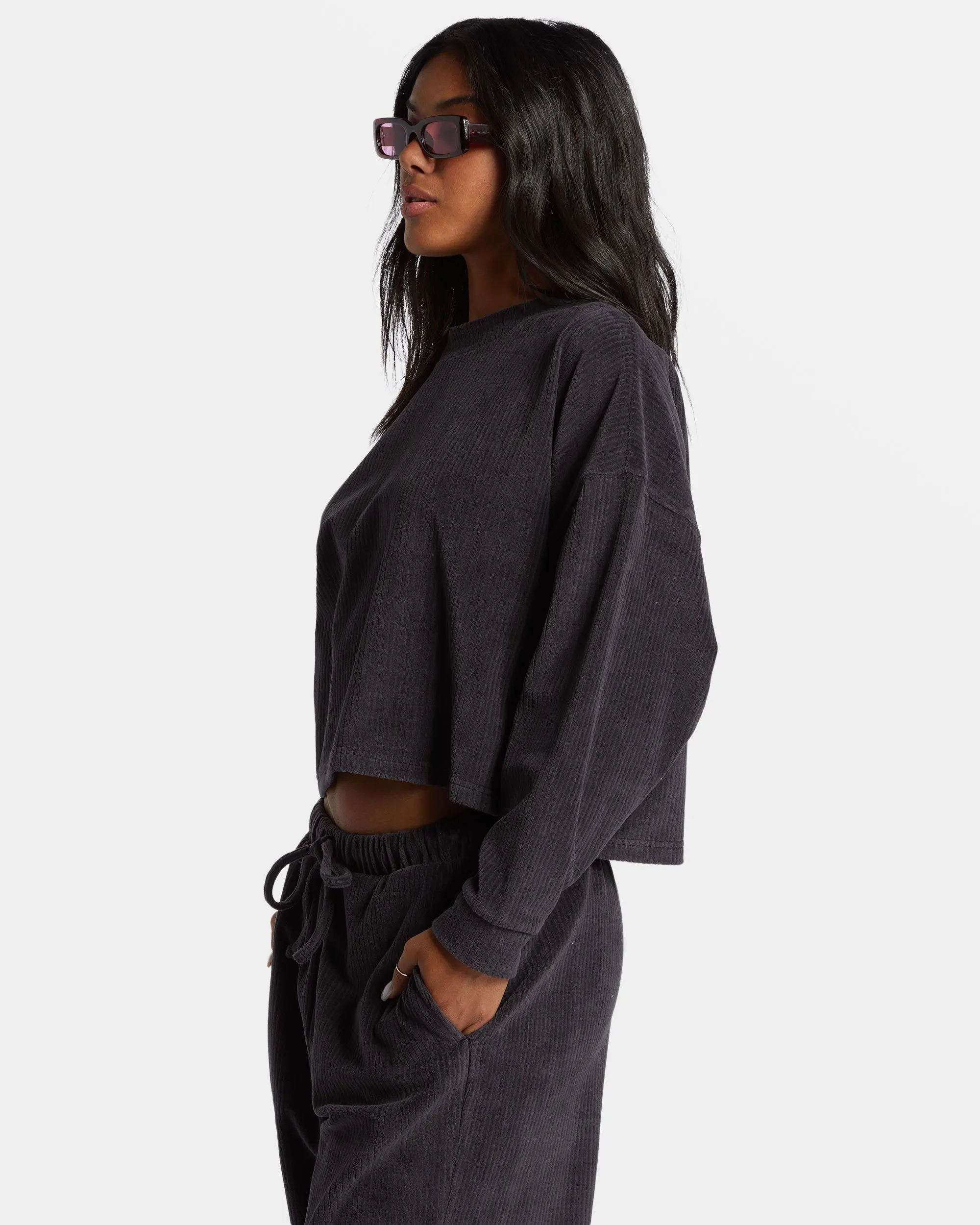 Sweet Sun Crewneck Sweatshirt - Black Sands sold by Billabong product image thumbnail 3