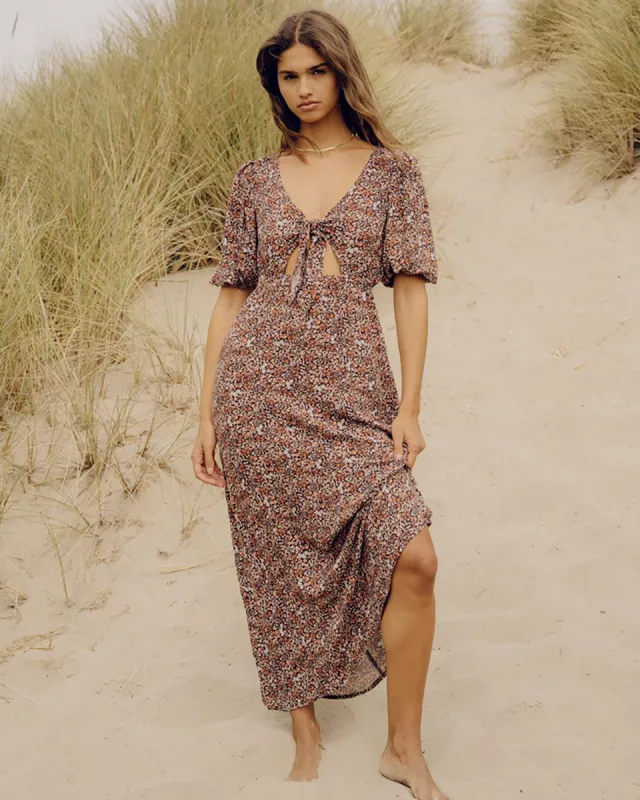 Night Fall Maxi Dress - Black Sands made by Billabong