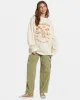 Ride In Oversized Crewneck Sweatshirt - White Cap sold by Billabong
