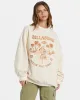 Ride In Oversized Crewneck Sweatshirt - White Cap sold by Billabong