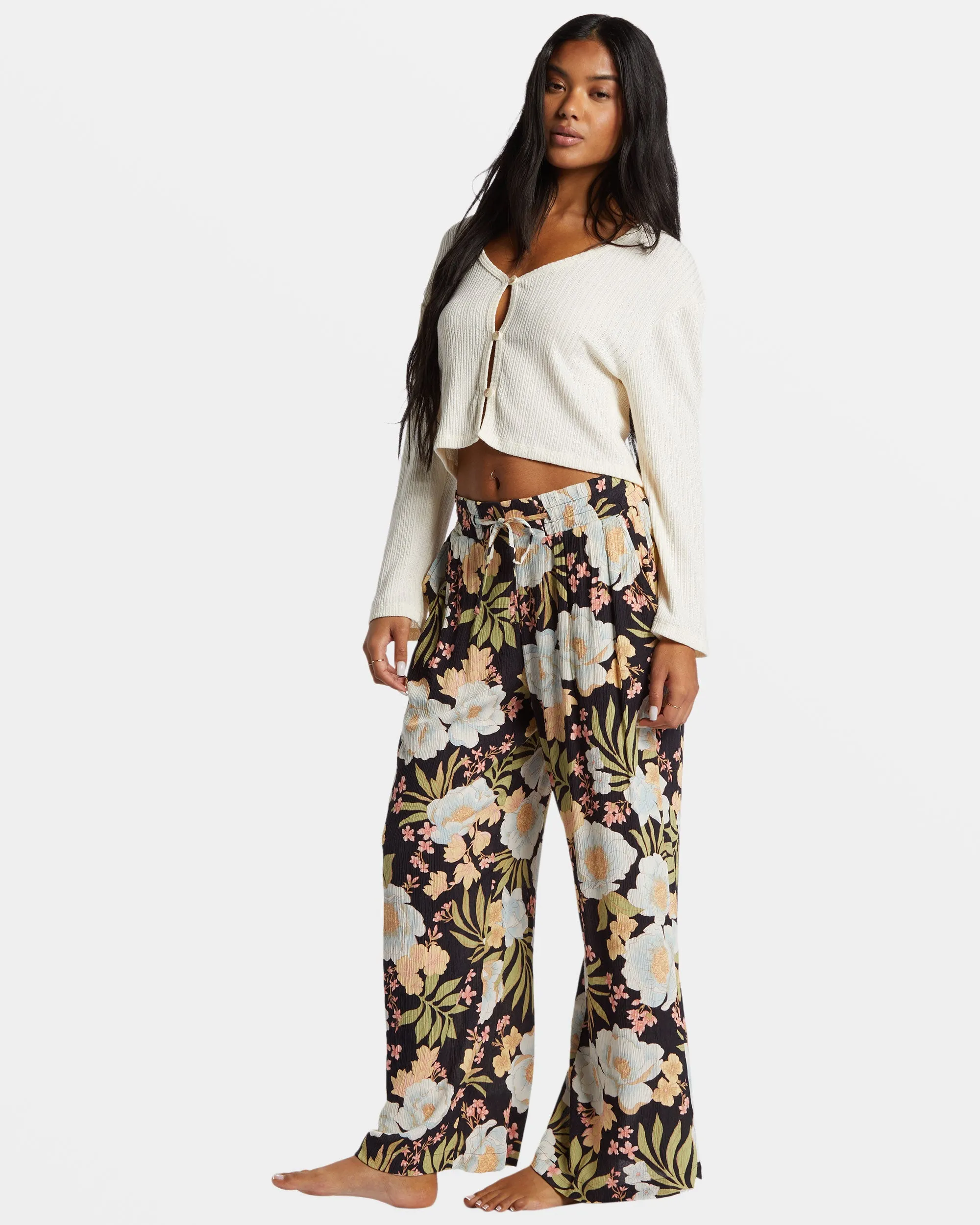 Sun Rays Crinkle Pants - Black Sands sold by Billabong product image thumbnail 3