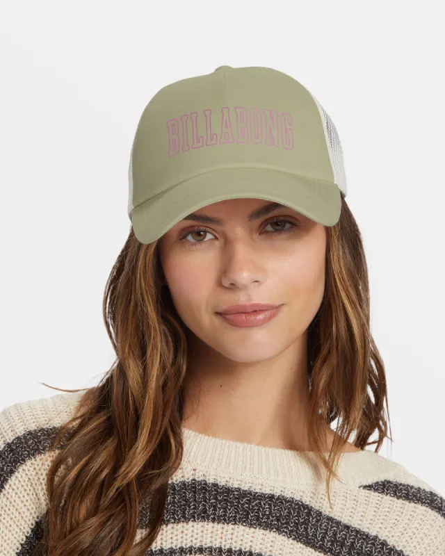 Aloha Forever Trucker Hat - Light Avocado sold by Billabong