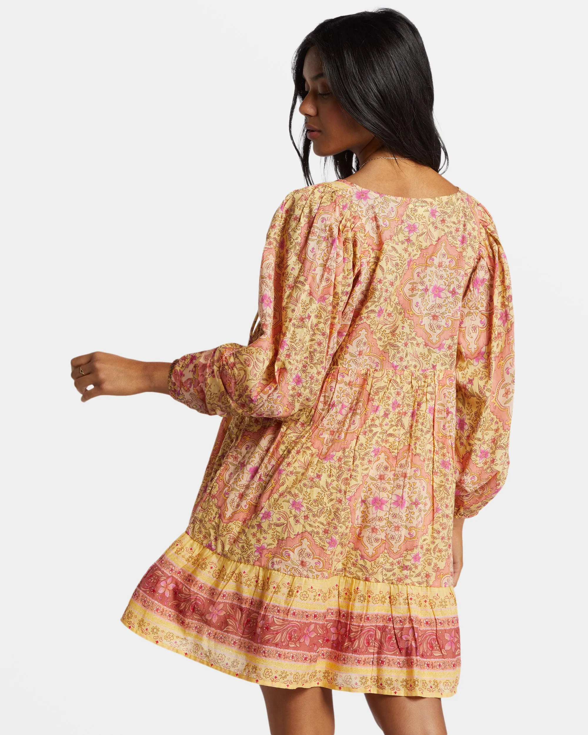 Ambers Mini Dress - Pale Yellow sold by Billabong product image thumbnail 3