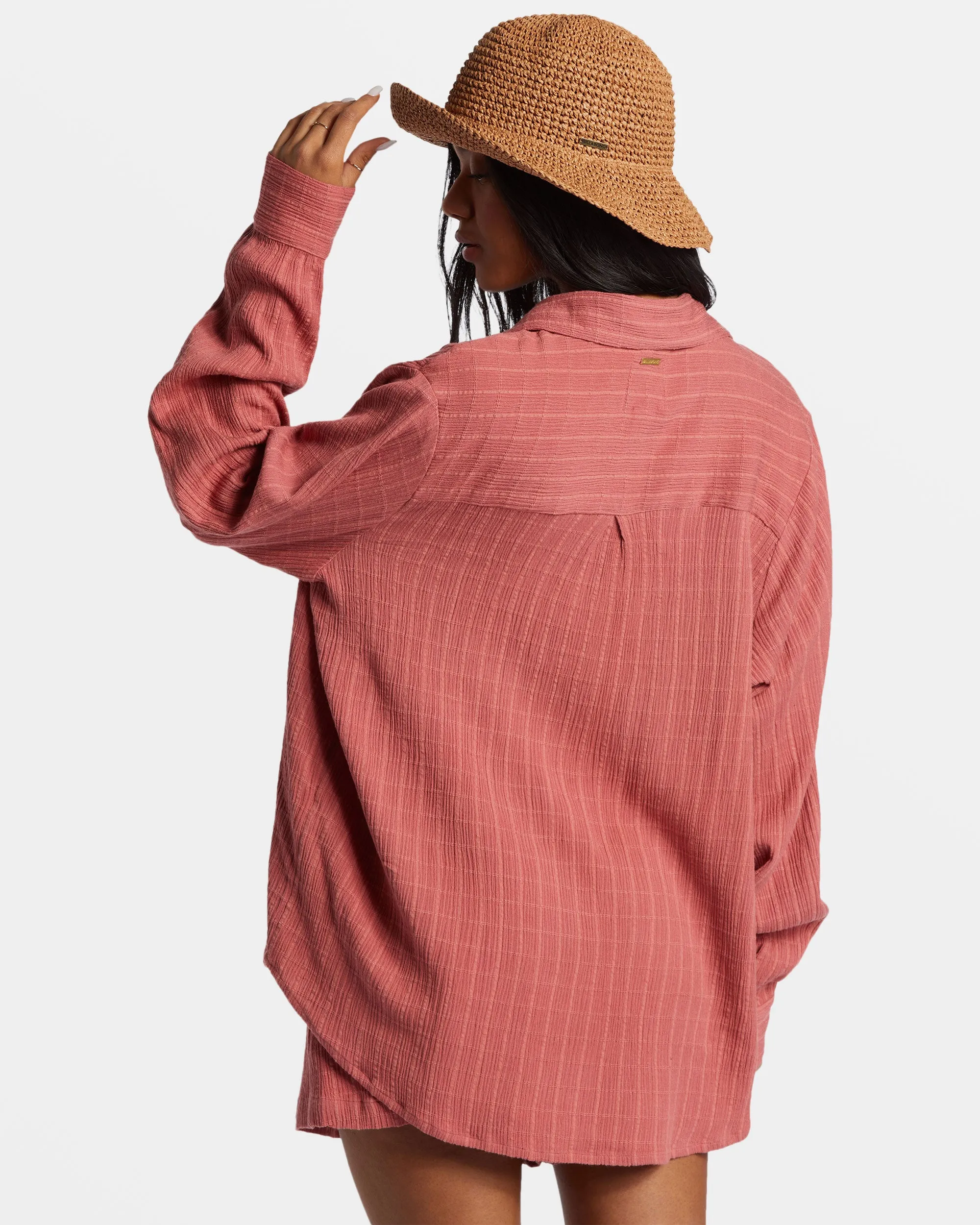 Swell Long Sleeve Shirt - Red Clay sold by Billabong product image thumbnail 2