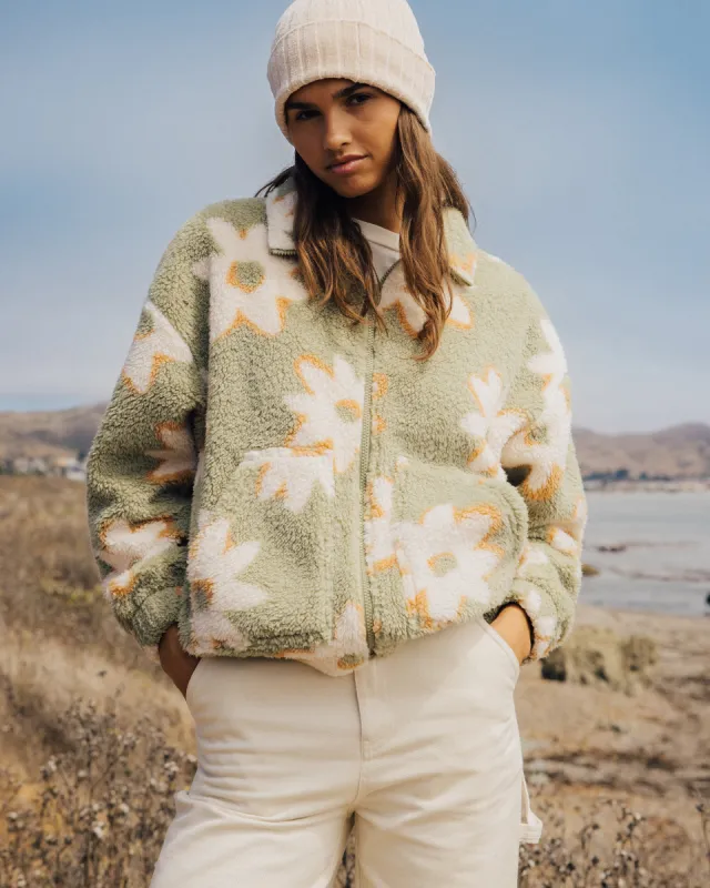 First Light Full Zip Jacket - Avocado sold by Billabong