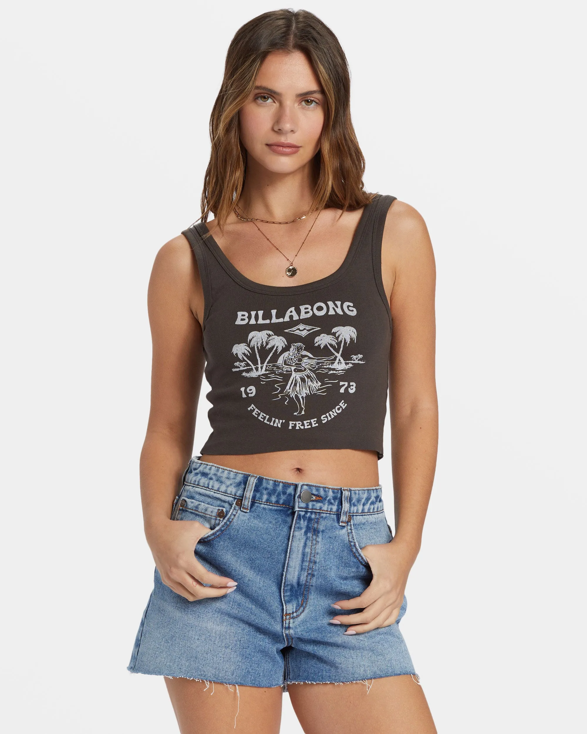 Hibiscus Paradise T-Shirt - Off Black sold by Billabong
