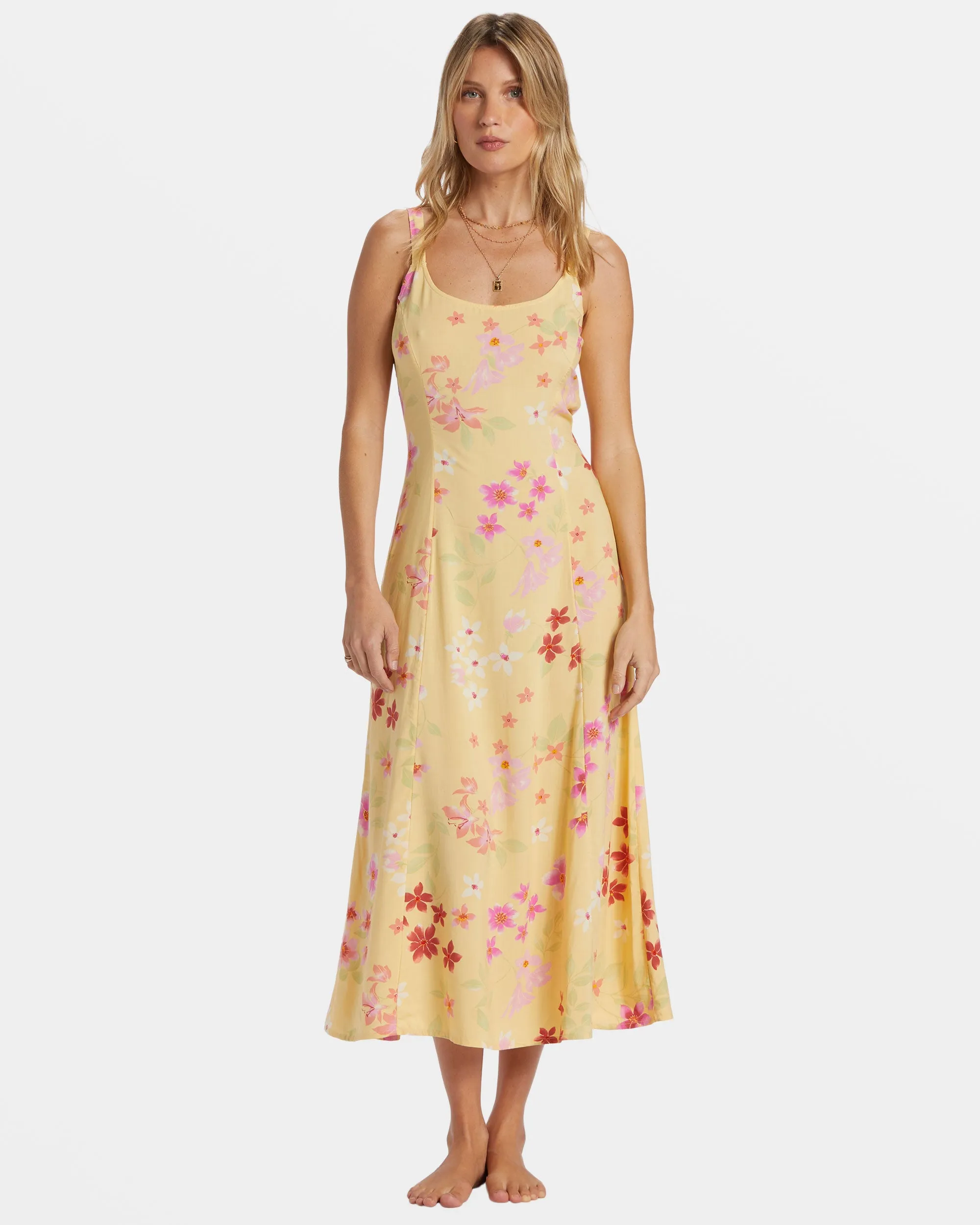 90's Calling Midi Dress - Pale Yellow sold by Billabong product image thumbnail 2