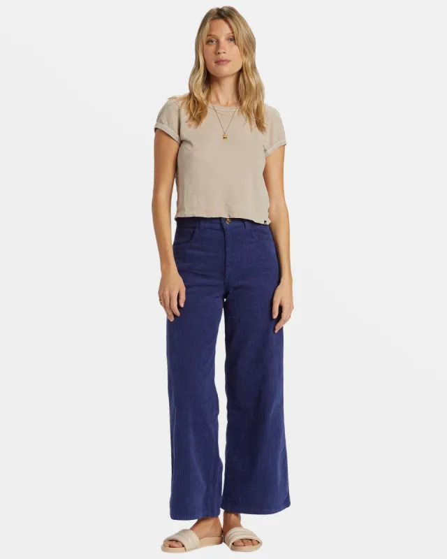 Be Free Corduroy Pants - I Sea Indigo sold by Billabong
