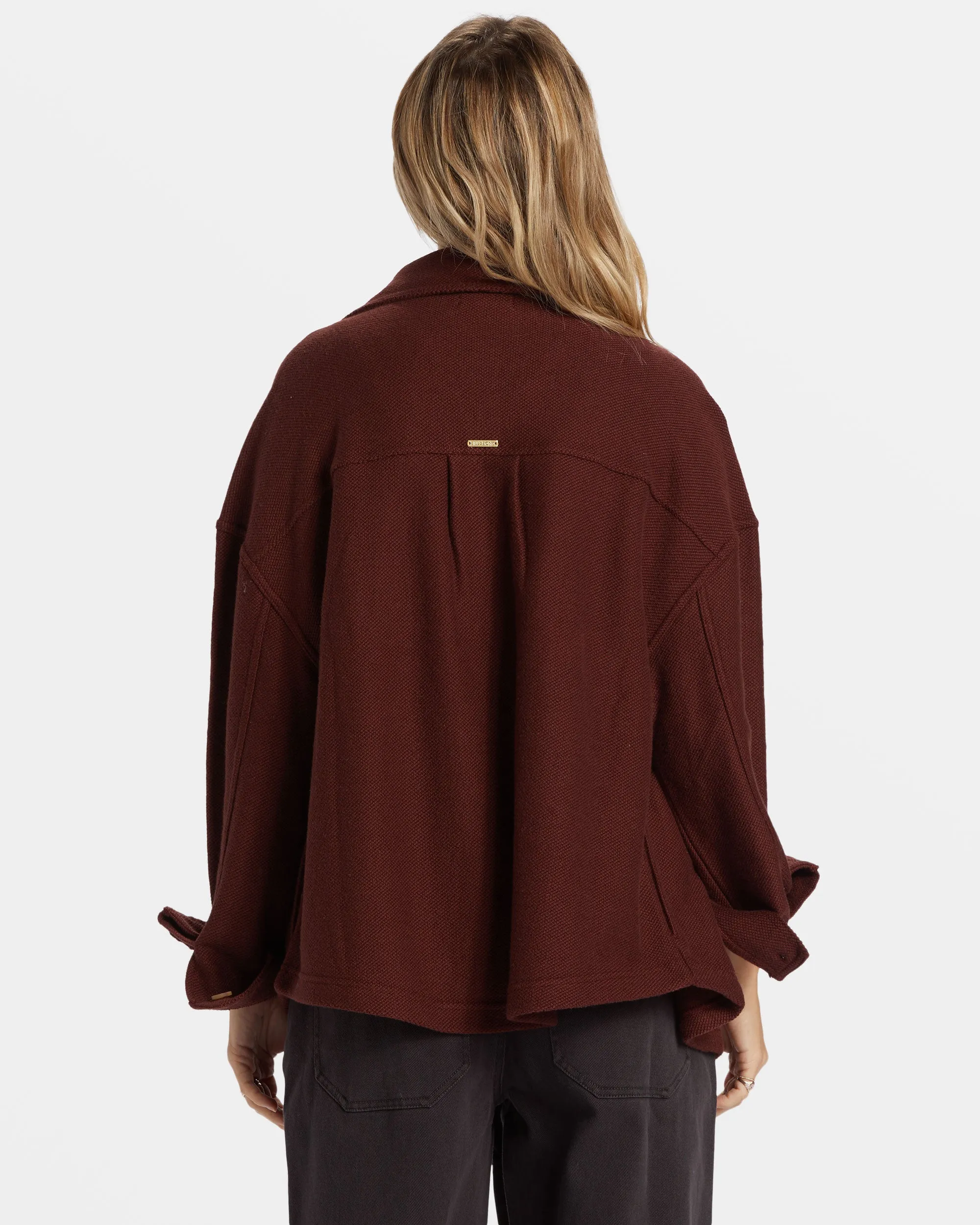 Everytime Oversized Shacket - Choc Chip sold by Billabong product image thumbnail 2
