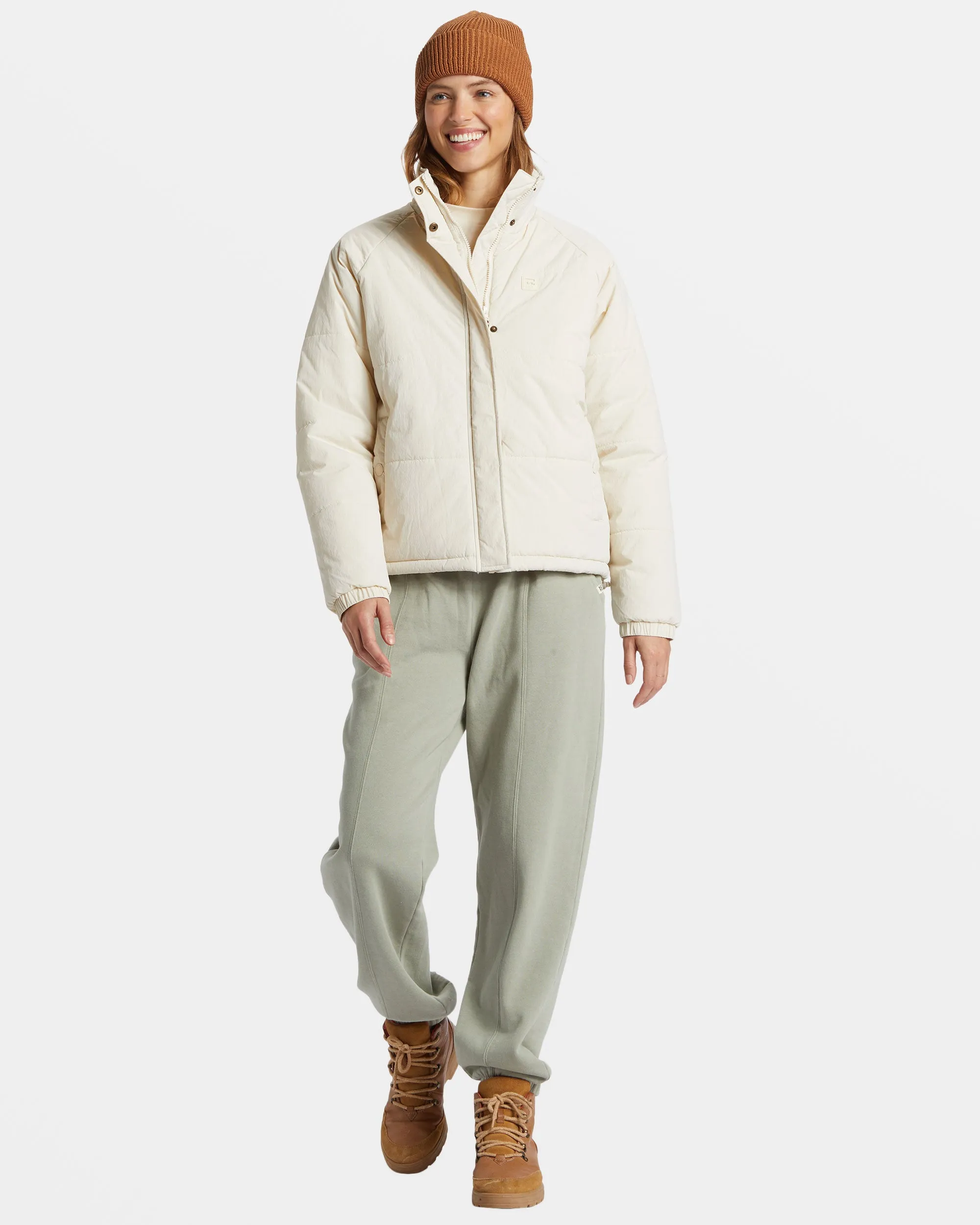 High Route Puffer Jacket - White Cap sold by Billabong product image thumbnail 4