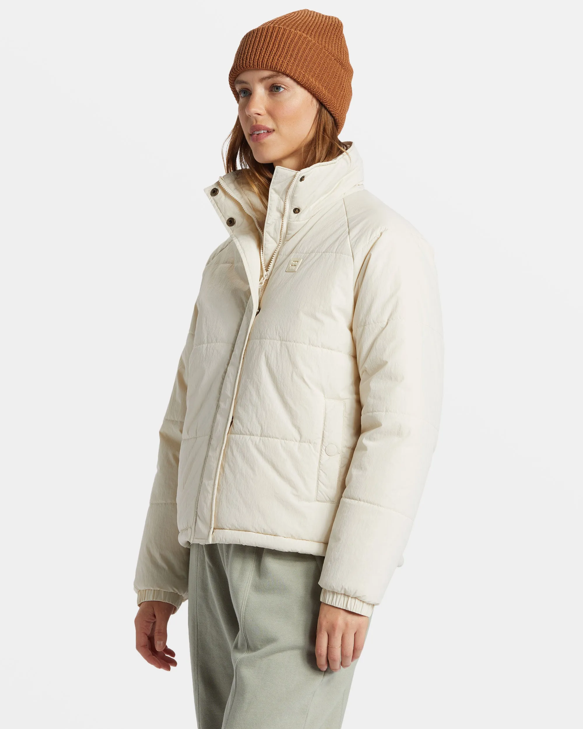 High Route Puffer Jacket - White Cap sold by Billabong product image thumbnail 3