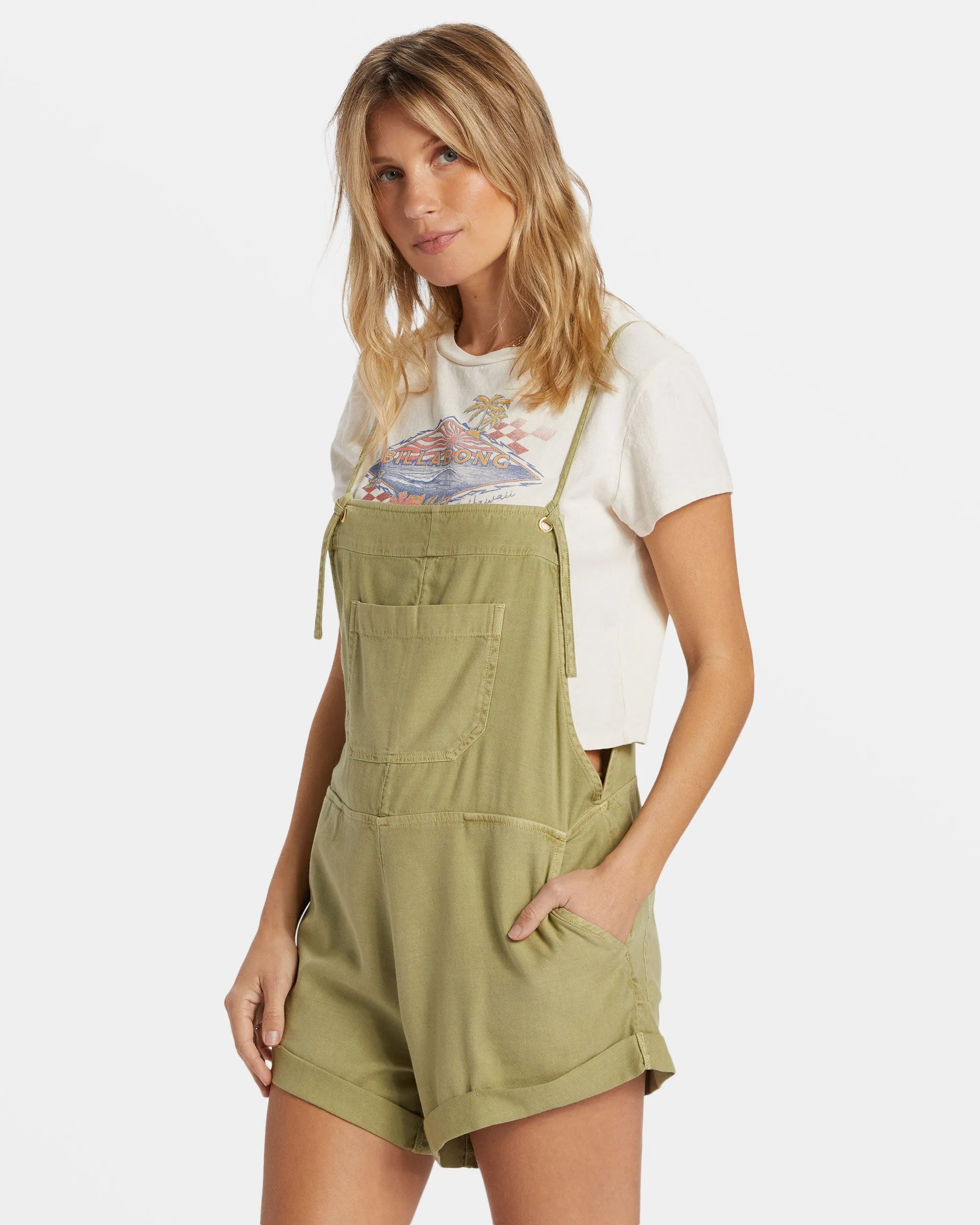 Wild Pursuit Romper - Avocado sold by Billabong product image thumbnail 3