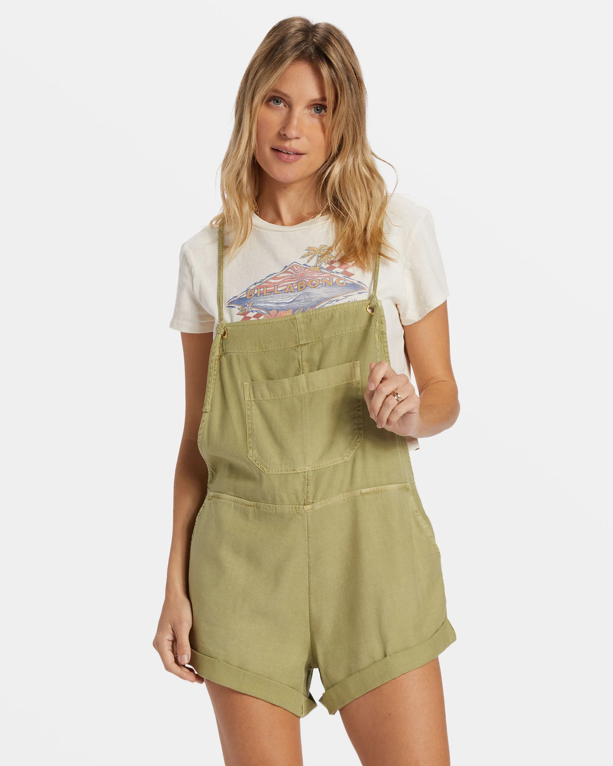 Wild Pursuit Romper - Avocado sold by Billabong