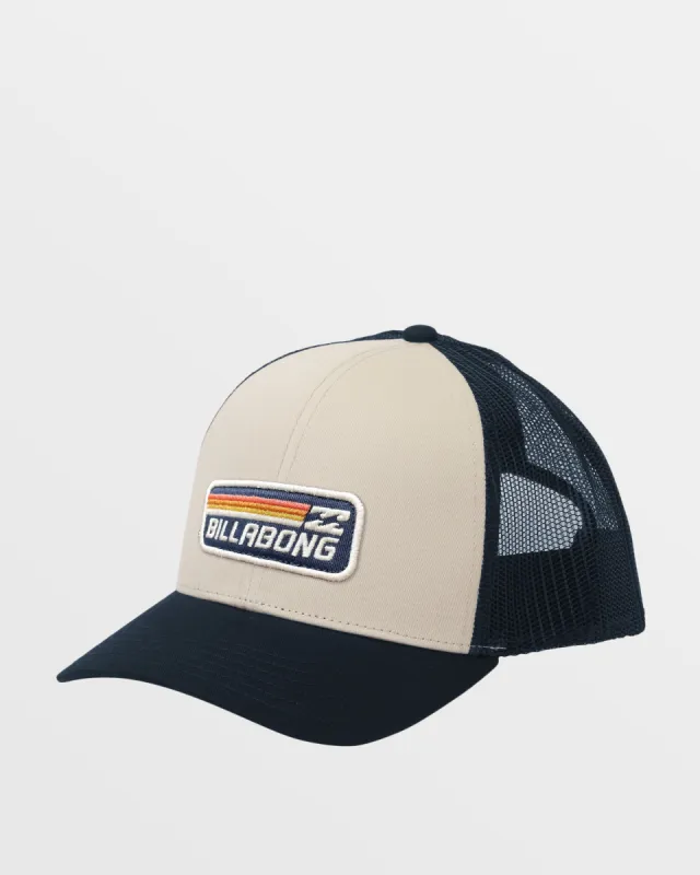 Walled Trucker Hat - Navy/Khaki sold by Billabong