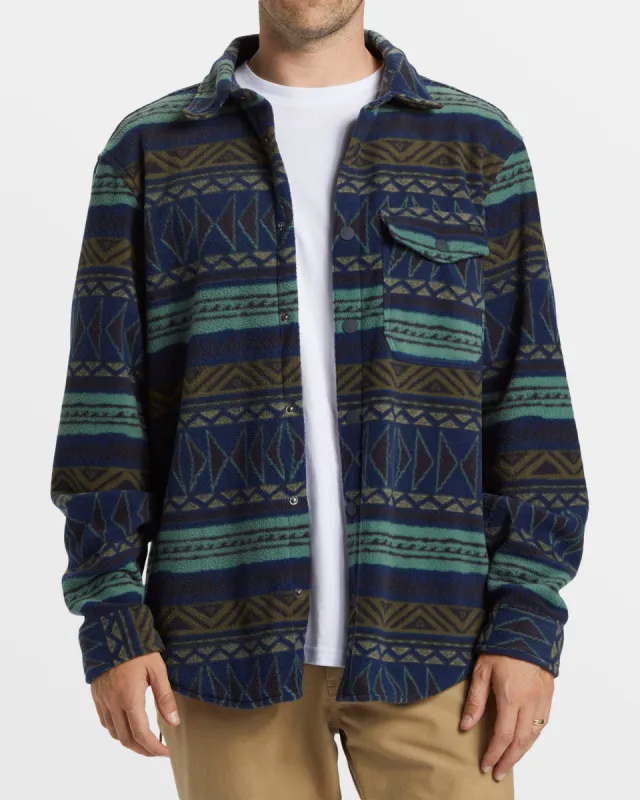A/Div Furnace Flannel Shirt - Dusty Navy sold by Billabong