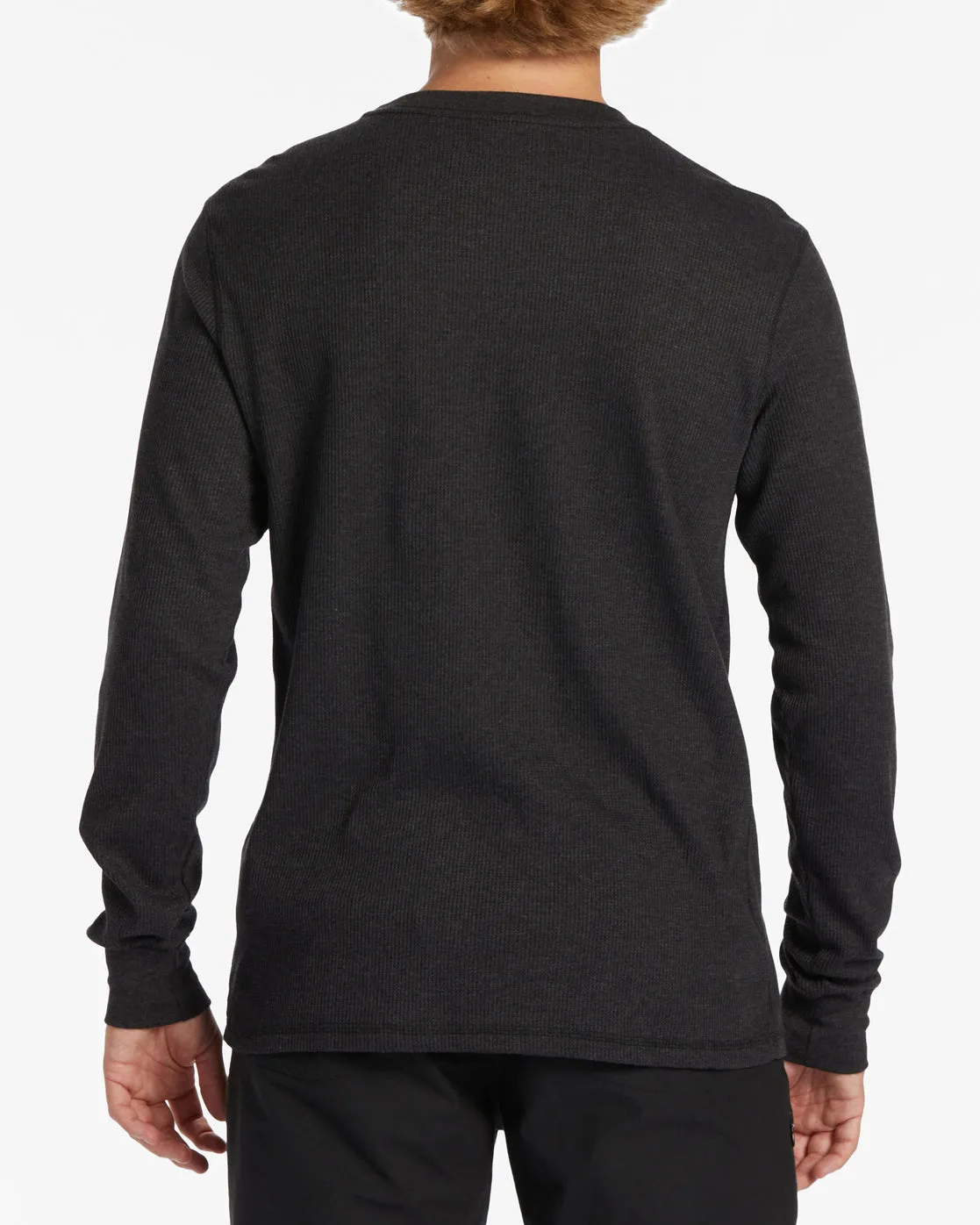 Essential Long Sleeve Thermal Top - Black Heather sold by Billabong product image thumbnail 3