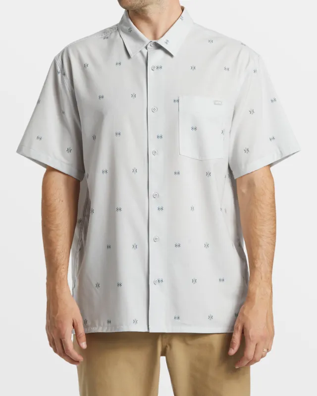 A/Div Surftrek Trail Short Sleeve Shirt - Silver made by Billabong