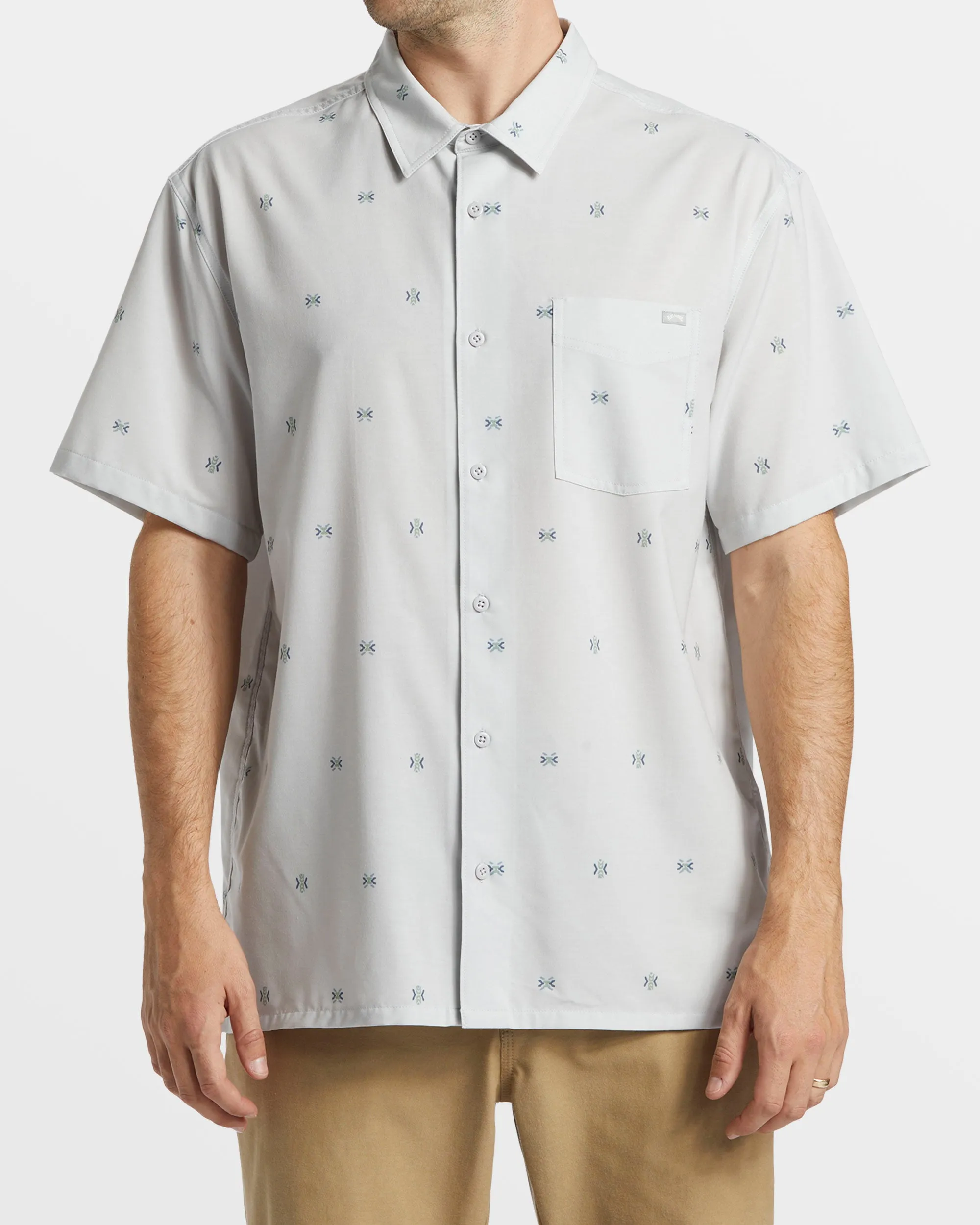 A/Div Surftrek Trail Short Sleeve Shirt - Silver sold by Billabong