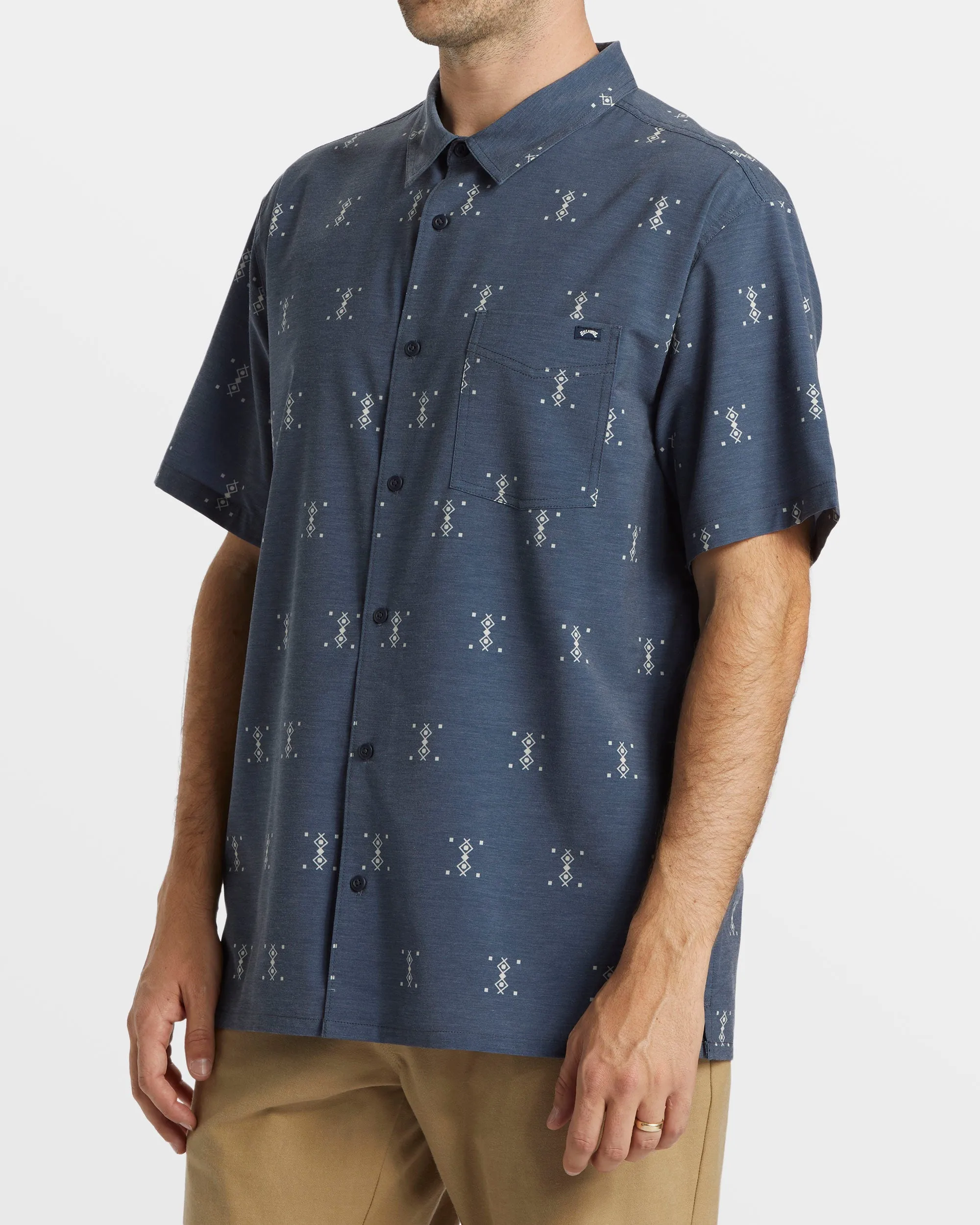 A/Div Surftrek Trail Short Sleeve Shirt - Navy Heather sold by Billabong product image thumbnail 3