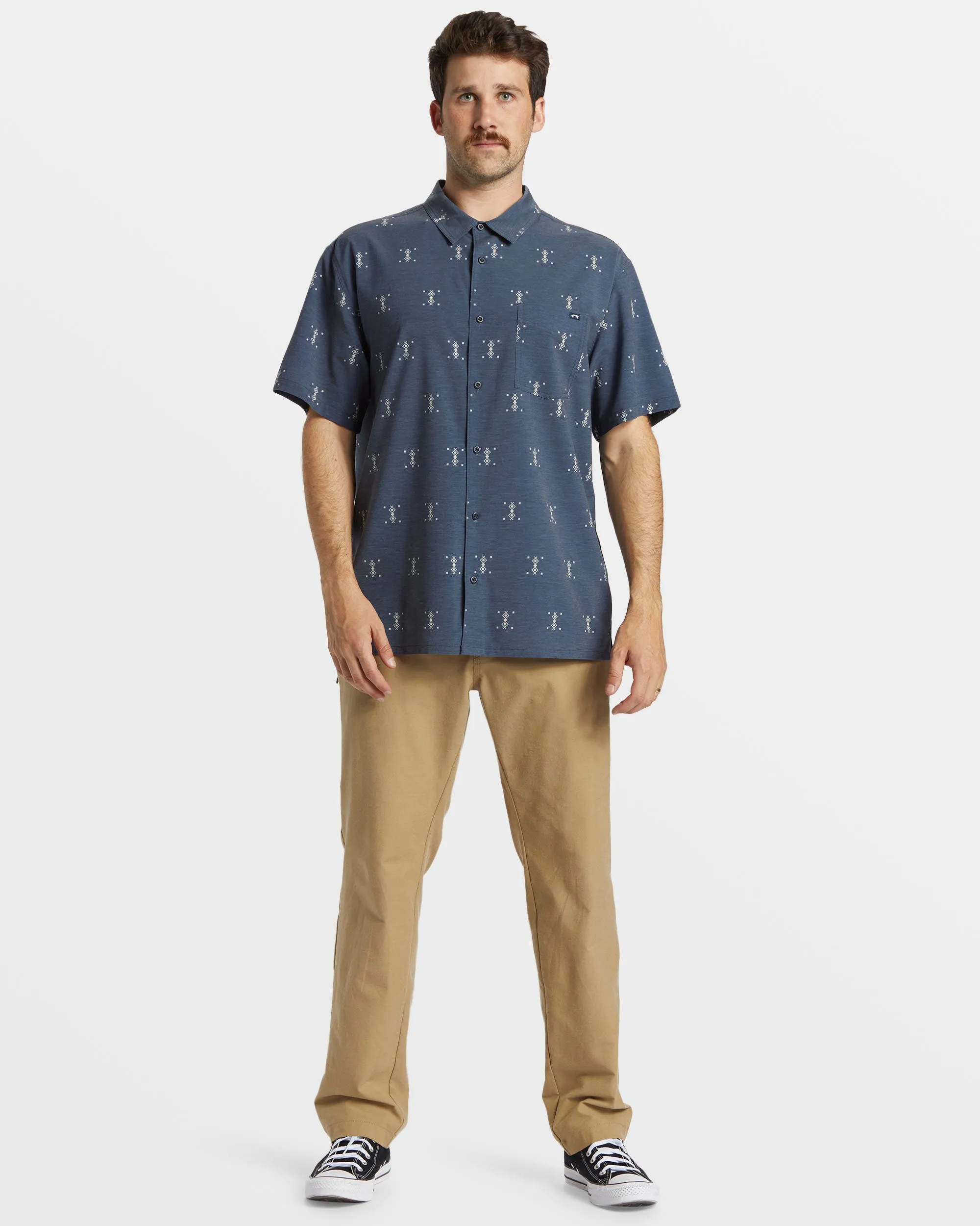 A/Div Surftrek Trail Short Sleeve Shirt - Navy Heather sold by Billabong product image thumbnail 5
