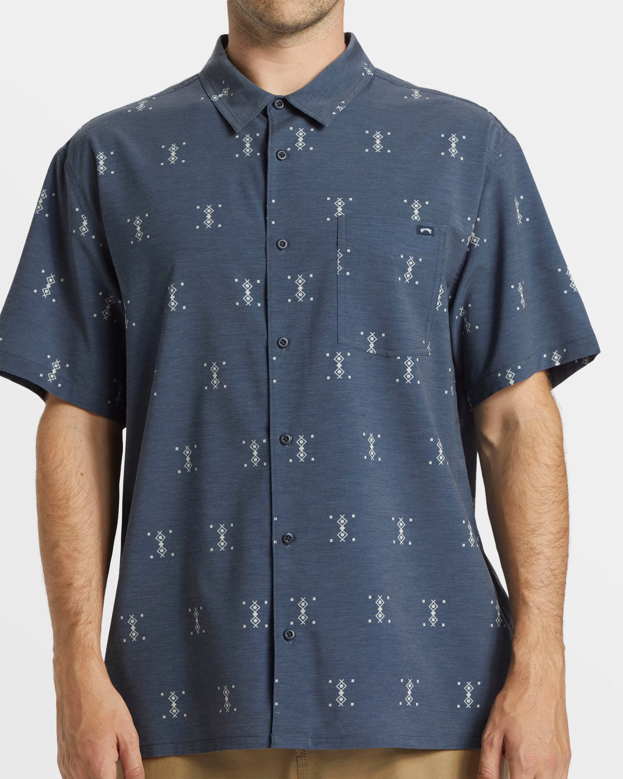 A/Div Surftrek Trail Short Sleeve Shirt - Navy Heather sold by Billabong product image thumbnail 4