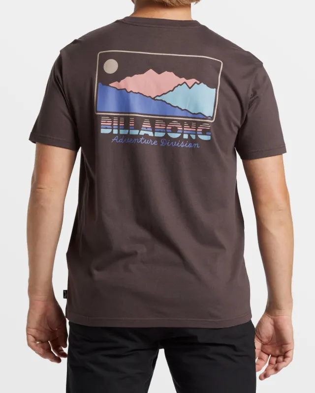 Range T-Shirt - Plum sold by Billabong
