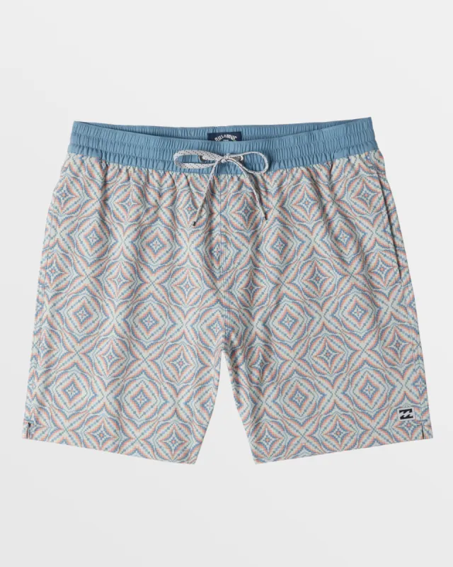 Sundays Layback 17" Swim Trunks - Fog sold by Billabong