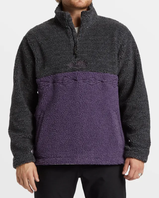 Boundary Tombstone Half-Zip Pullover - Black Heather sold by Billabong