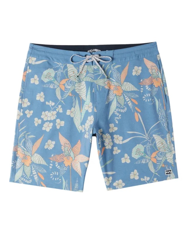 Sundays Lo Tide 19" Boardshorts - Carolina Blue sold by Billabong