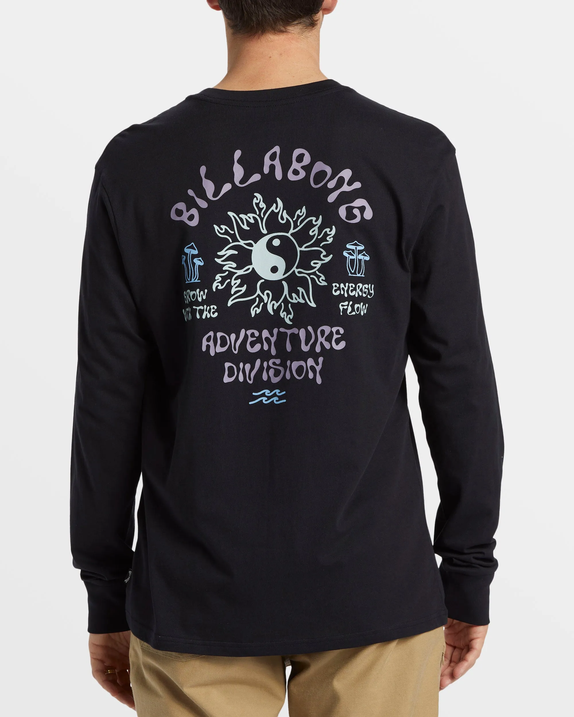 Flow Long Sleeve T-Shirt - Black sold by Billabong