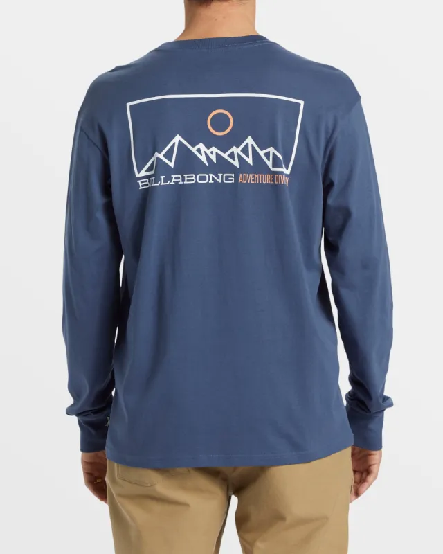 Range Long Sleeve T-Shirt - Slate Blue sold by Billabong