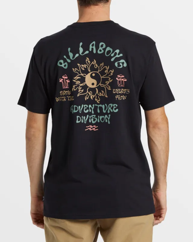 Flow T-Shirt - Black sold by Billabong