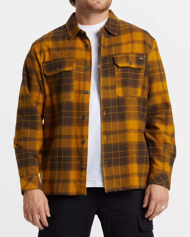 Offshore Long Sleeve Flannel Shirt - Dijon sold by Billabong