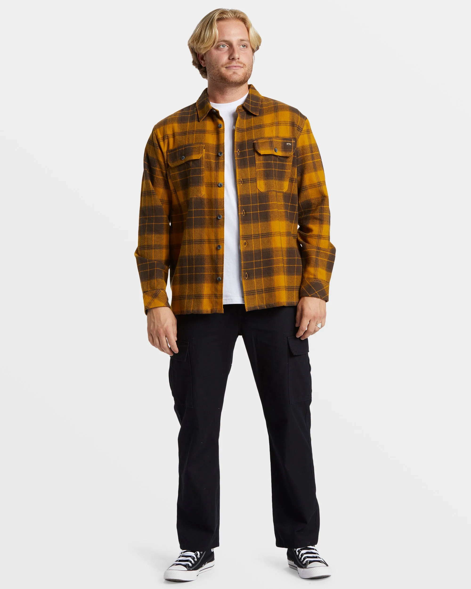 Offshore Long Sleeve Flannel Shirt - Dijon sold by Billabong product image thumbnail 5
