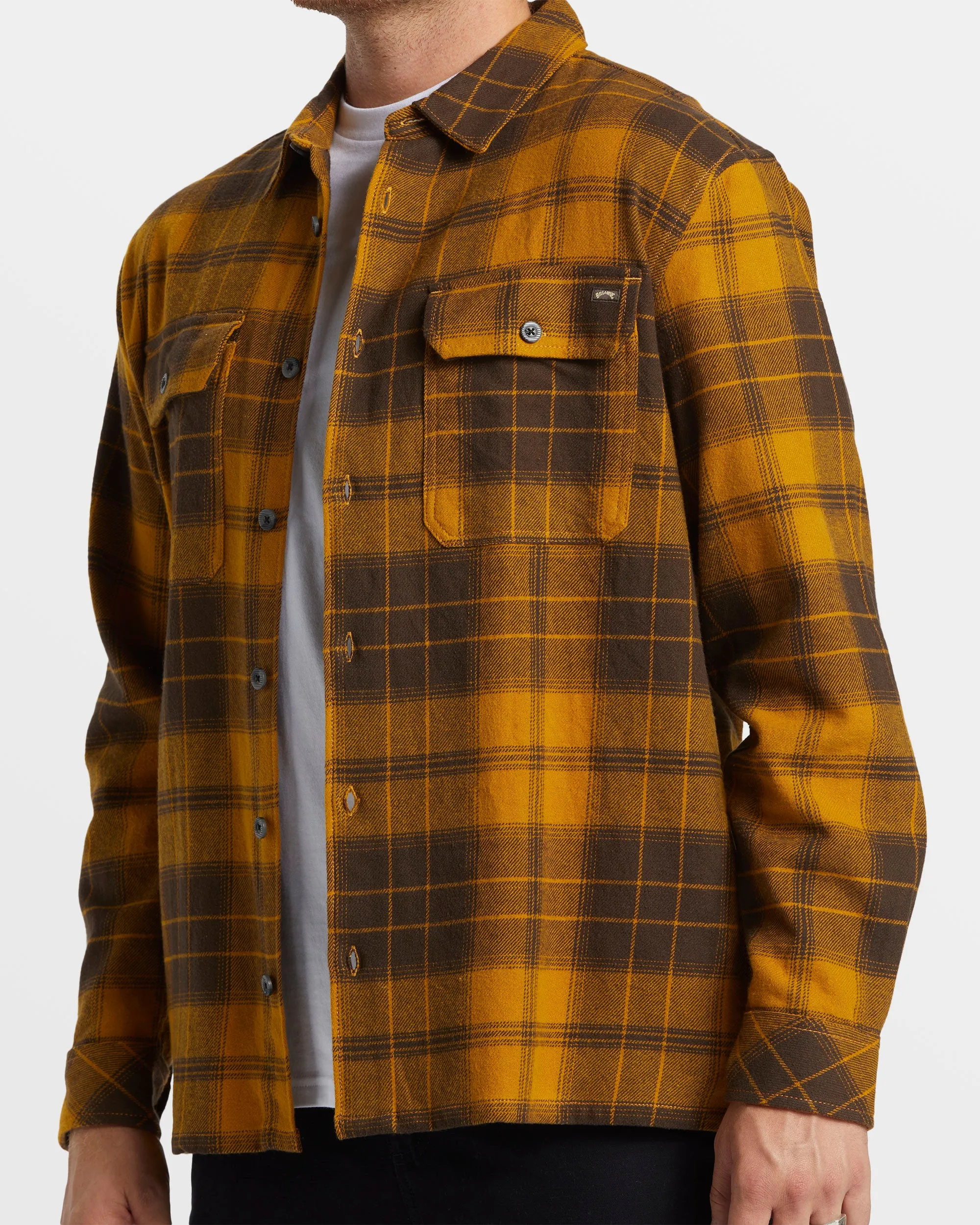 Offshore Long Sleeve Flannel Shirt - Dijon sold by Billabong product image thumbnail 4
