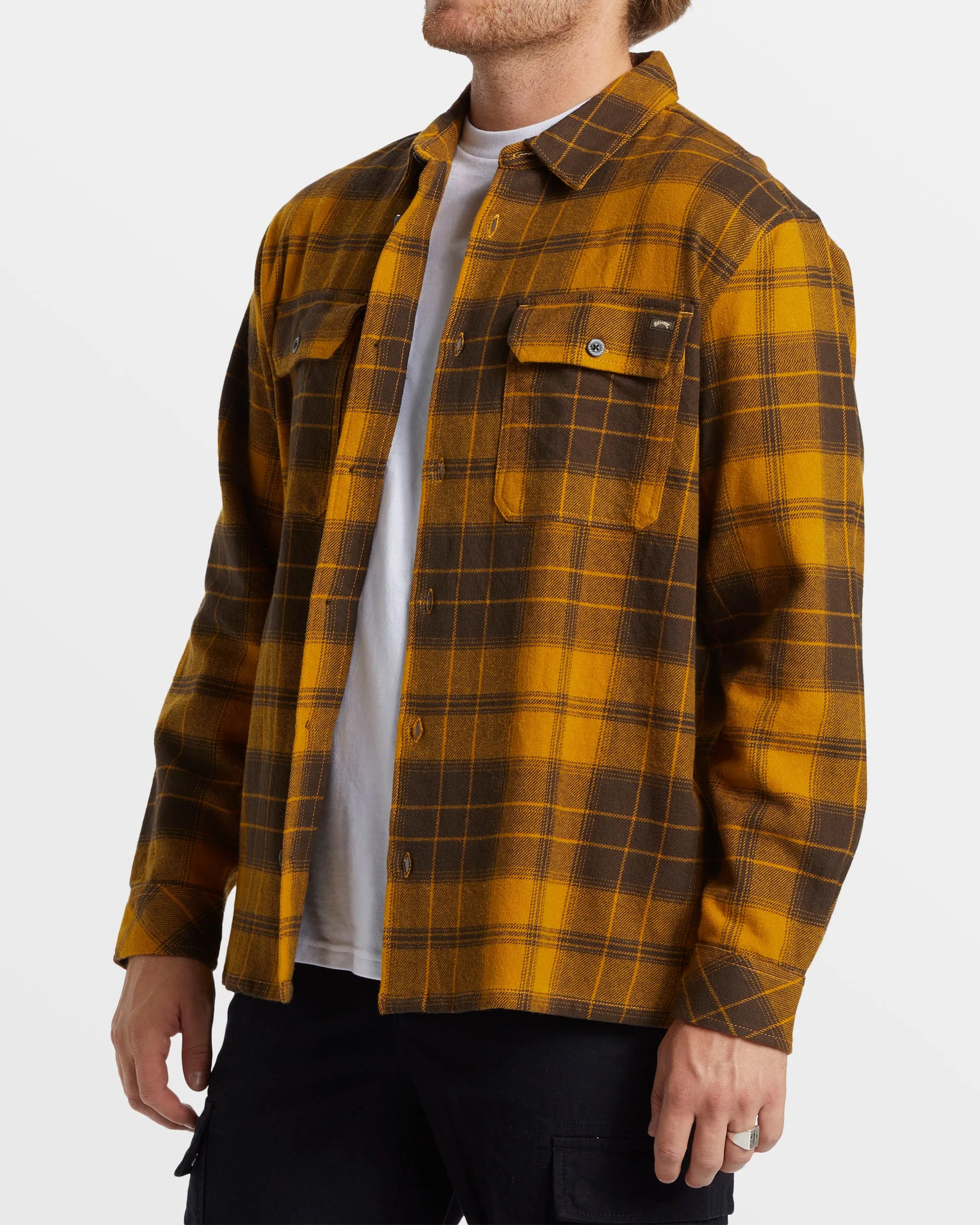 Offshore Long Sleeve Flannel Shirt - Dijon sold by Billabong product image thumbnail 3