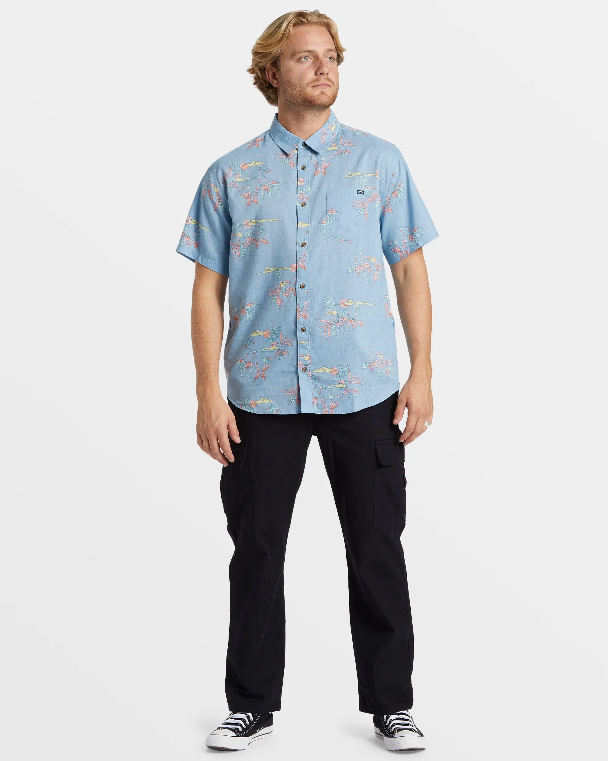 Sundays Short Sleeve Shirt - Coastal Blue sold by Billabong product image thumbnail 5