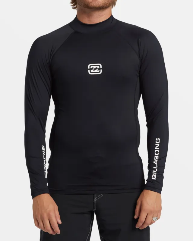Flash Back Long Sleeve Surf Tee - Black sold by Billabong
