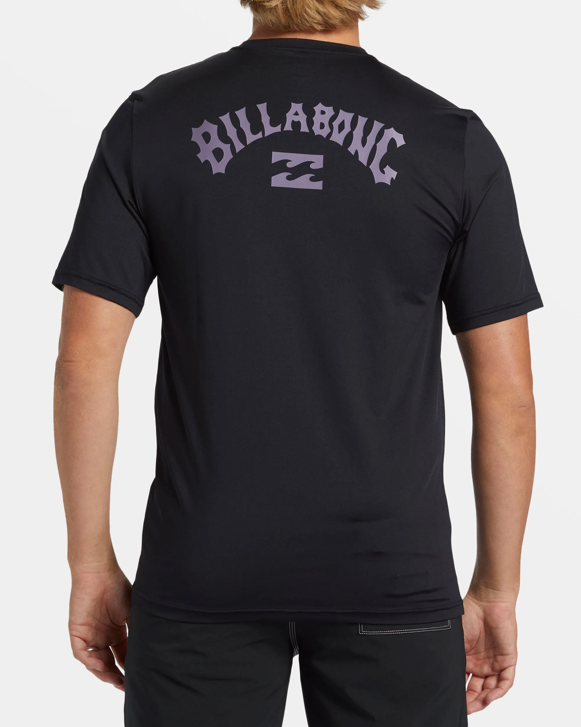 Arch Wave Loose Fit Short Sleeve Surf Tee - Black sold by Billabong