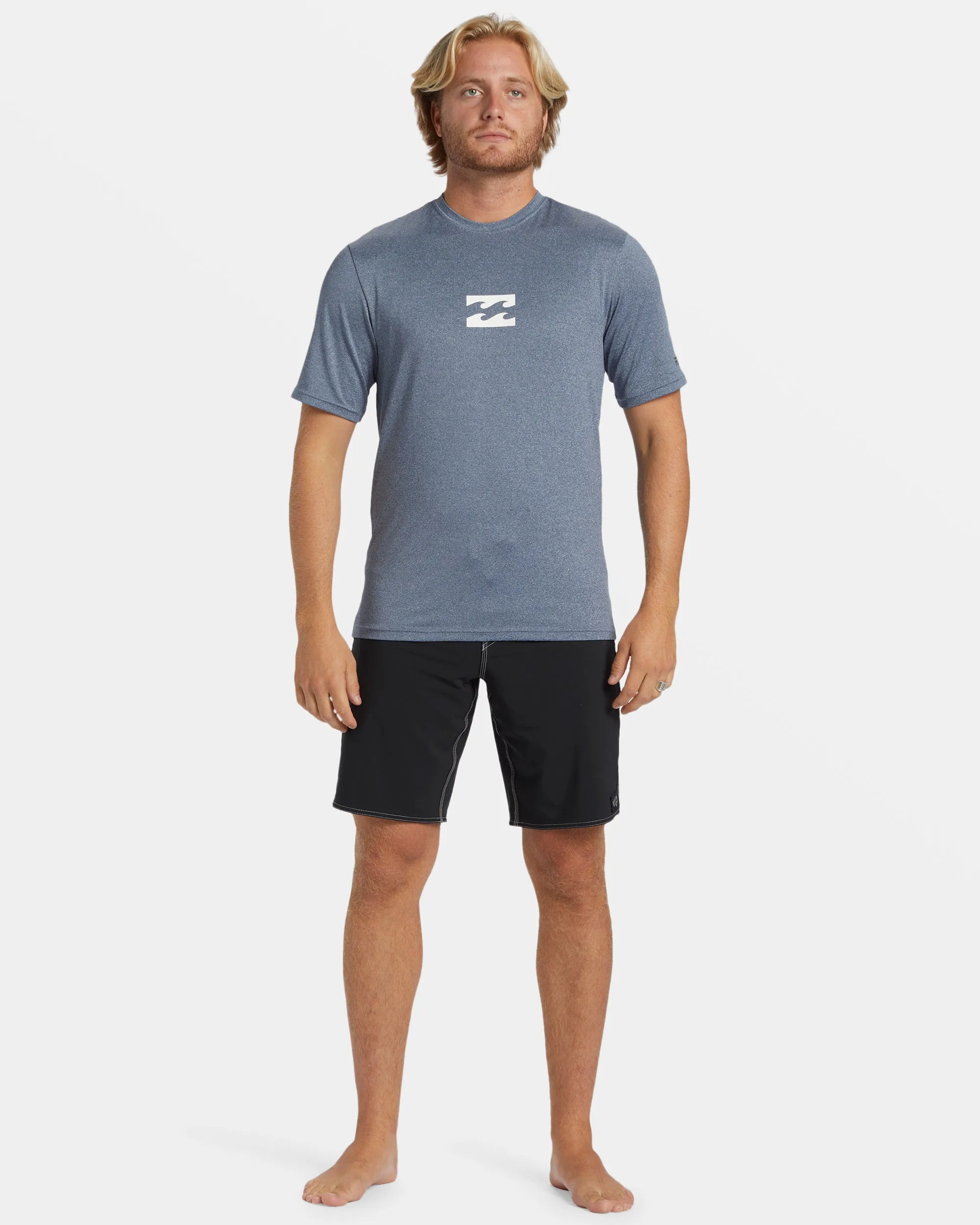 All Day Wave Loose Fit Short Sleeve Surf Tee - Navy Heather sold by Billabong product image thumbnail 5