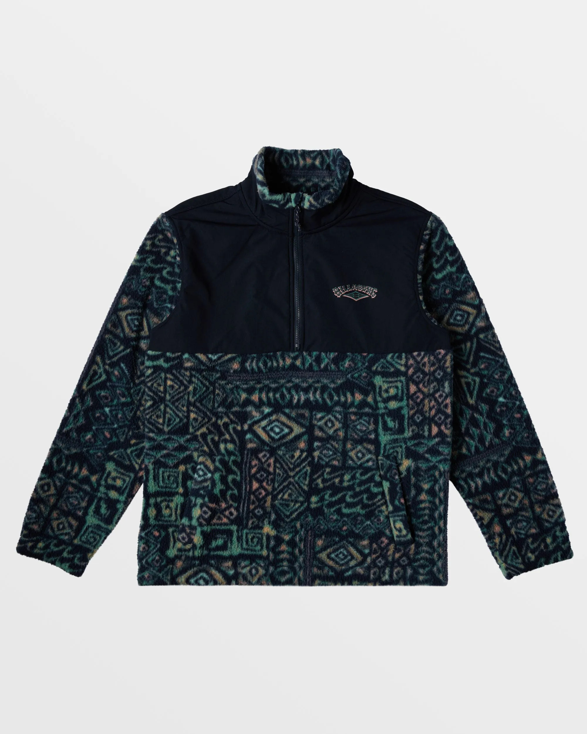 Boundary Re-Issue Mock-Neck Sweatshirt - Black sold by Billabong