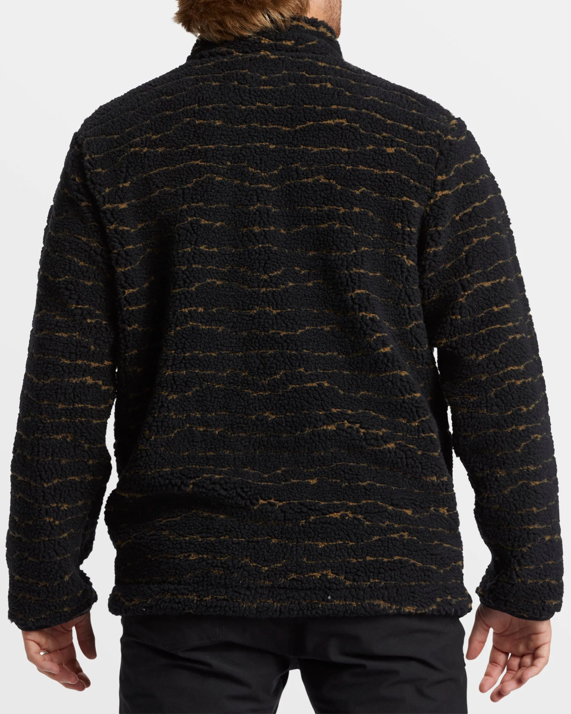 Boundary Switchback Full Zip Sherpa Fleece - Black Multi sold by Billabong product image thumbnail 2