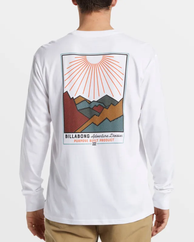 Sundown Long Sleeve T-Shirt - White sold by Billabong