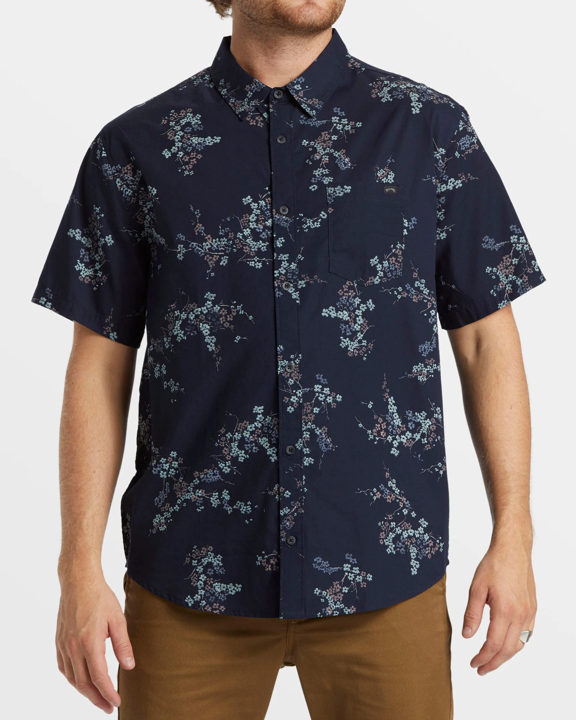 Sundays Mini Short Sleeve Shirt - Dark Navy sold by Billabong