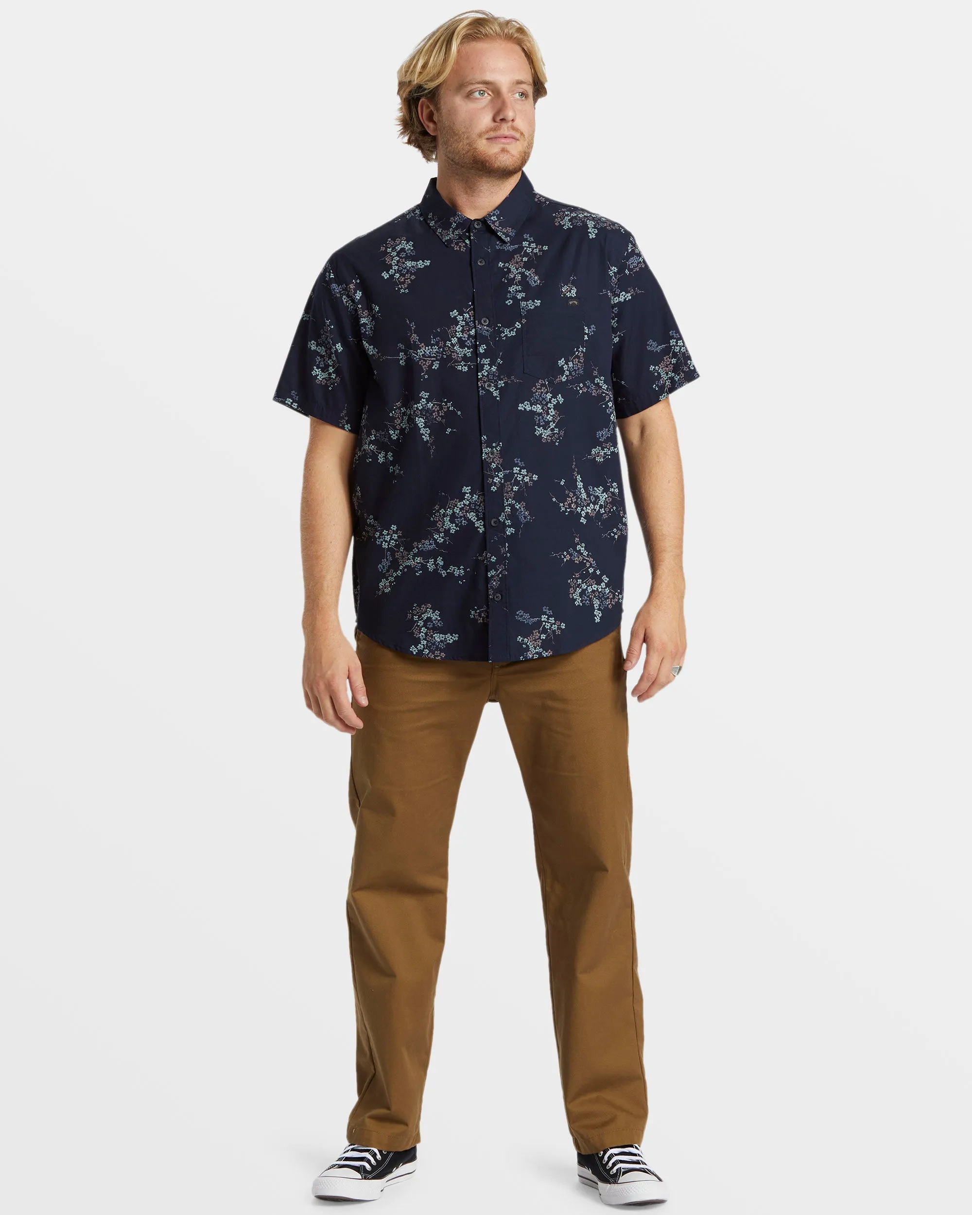 Sundays Mini Short Sleeve Shirt - Dark Navy sold by Billabong product image thumbnail 5