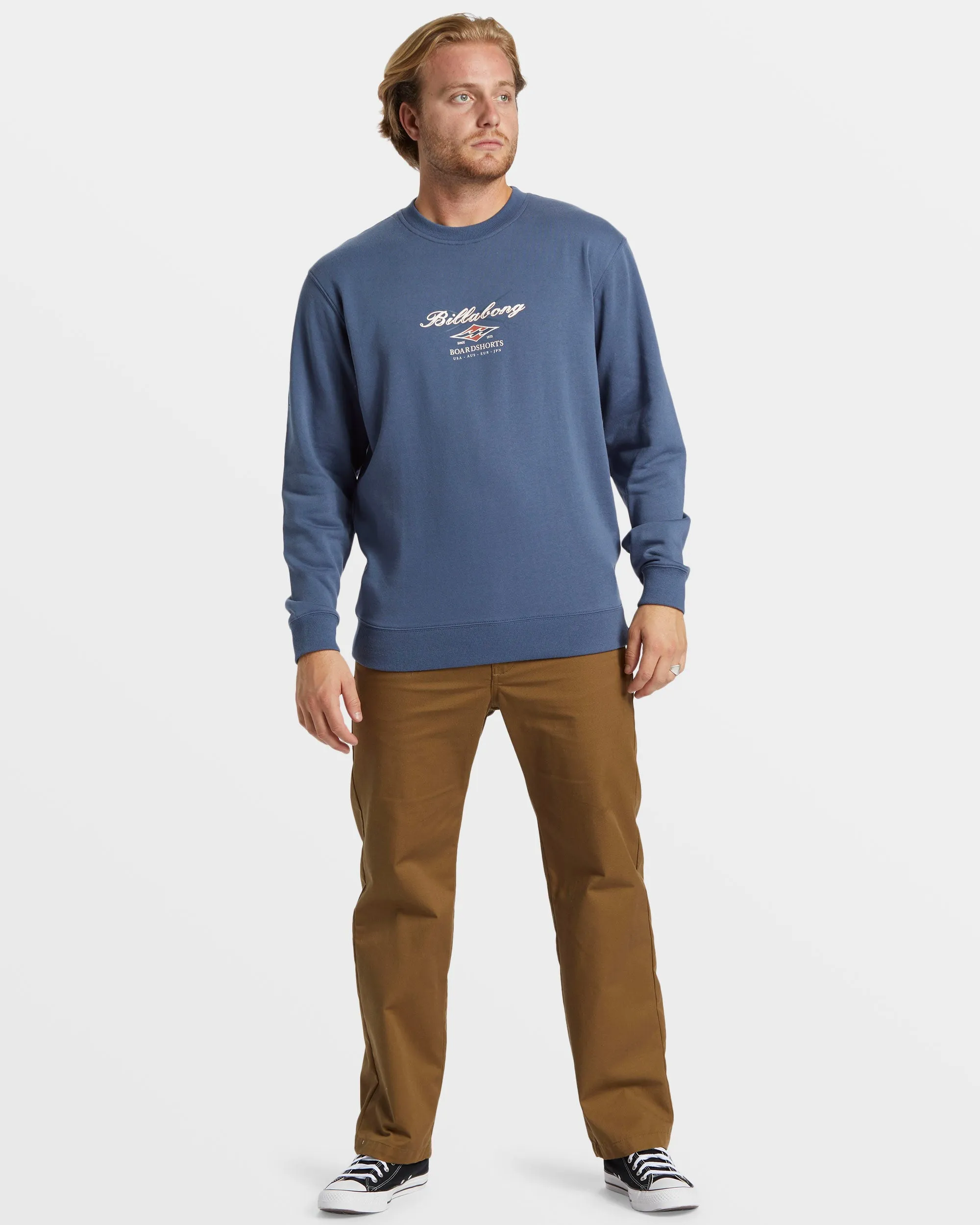 Short Sands Crew Sweatshirt - Slate Blue sold by Billabong product image thumbnail 5