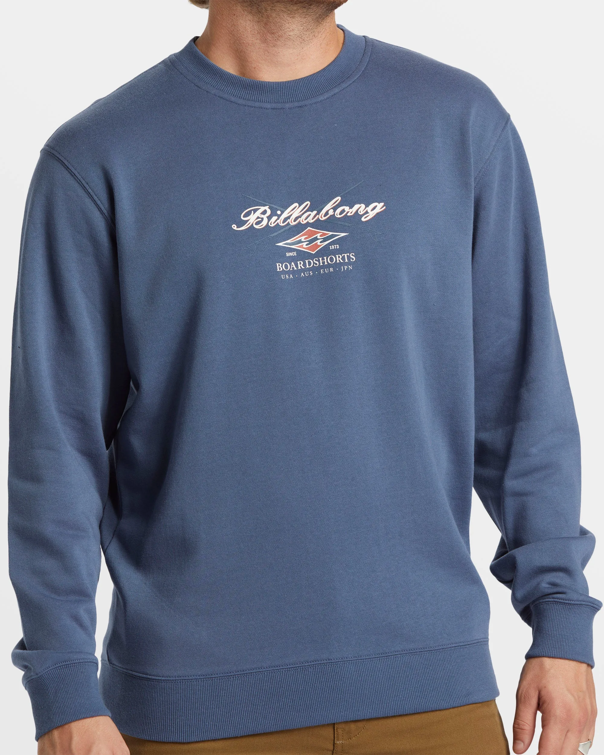 Short Sands Crew Sweatshirt - Slate Blue sold by Billabong product image thumbnail 4