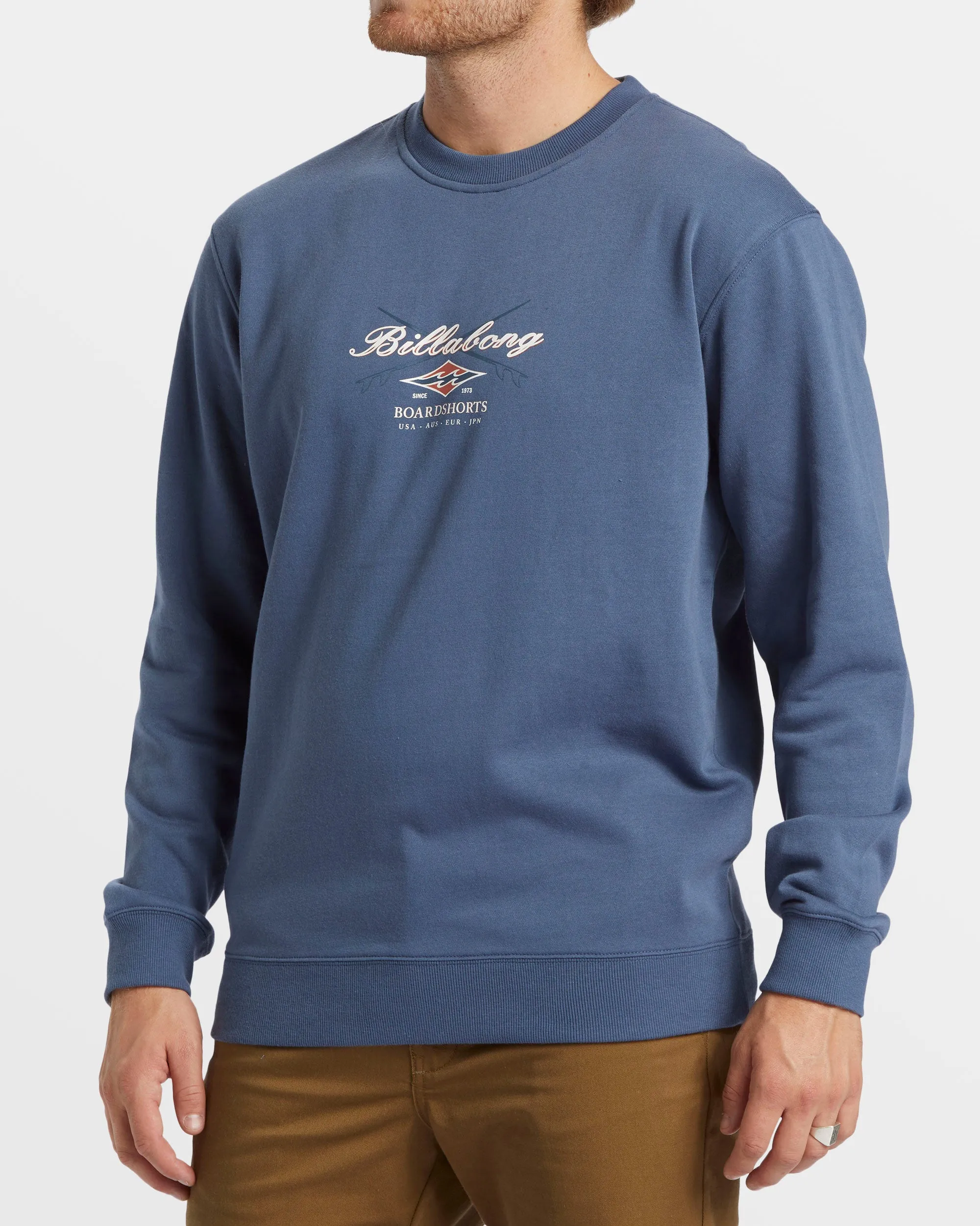 Short Sands Crew Sweatshirt - Slate Blue sold by Billabong product image thumbnail 3