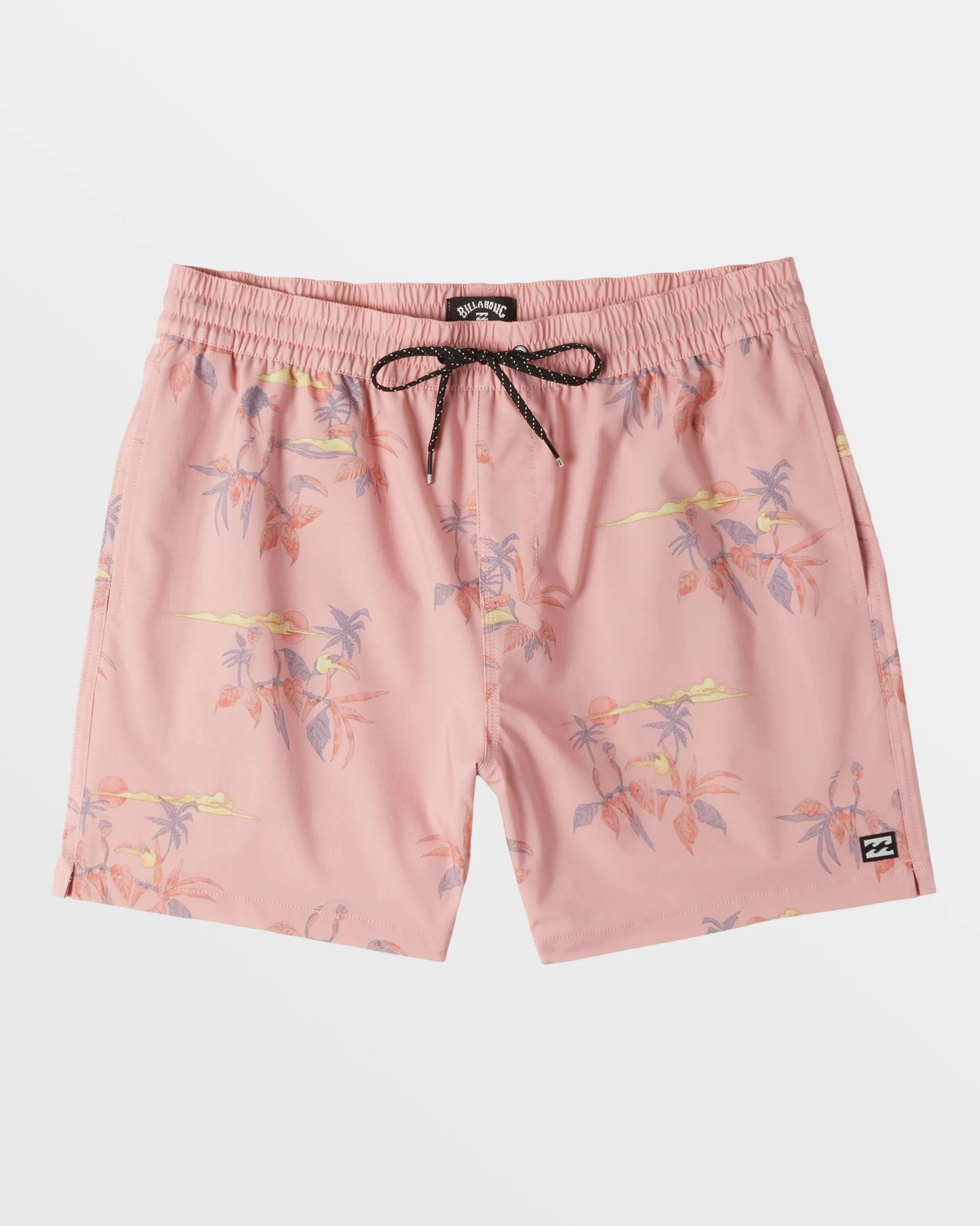 Good Times Layback 16" Swim Trunks - Rose sold by Billabong