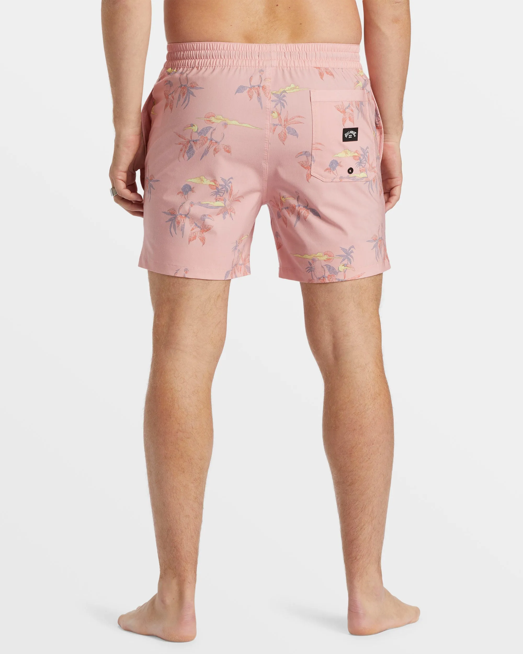 Good Times Layback 16" Swim Trunks - Rose sold by Billabong product image thumbnail 3